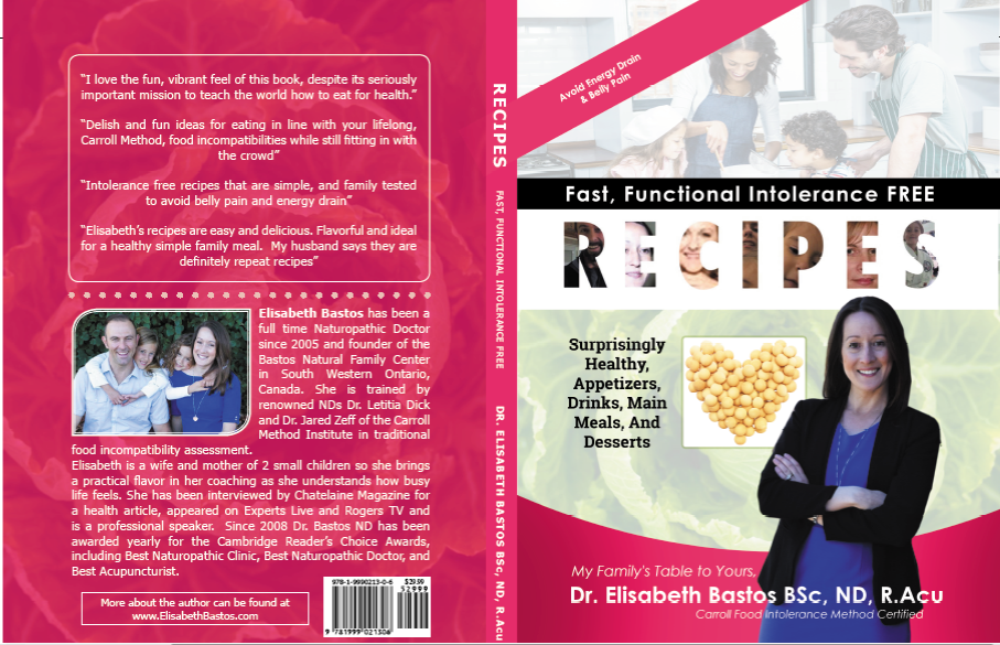 elisabeth bastos book, recipes, naturopath, intolerance free recipes, allergy free recipes, carroll method recipes, carroll method food list
