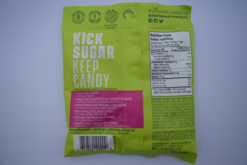 ingredients smart sweets sour, gummies, canada, bastos natural family center, no artificial colors, no sugar added, gluten free, dairy free, potato free